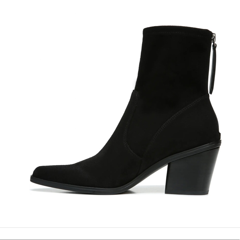 naturalizer black suede bootie 7.5 NIB